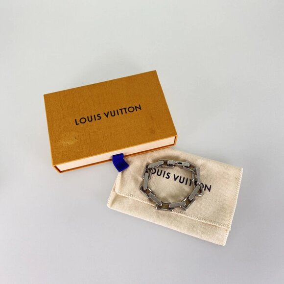 LOUIS VUITTON Chain monogram M00308 Metal Bracelet - Picture 11 of 12